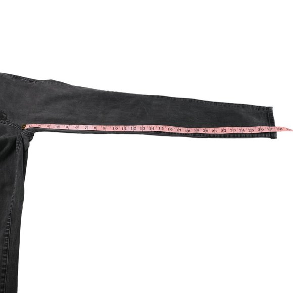 Madewell Jeans Womens 25 Blxck Wash 9" High Riser Skinny - Skinny Stretch - Picture 9 of 10